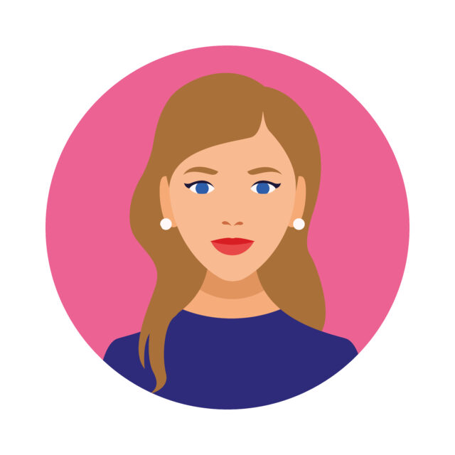 beautiful woman avatar character icon vector illustration design